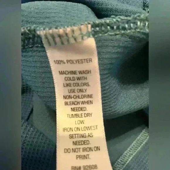 R&R Casual Men's Shirt Size Large Short Sleeves Half Front Zip Polo Top - Picture 7 of 7